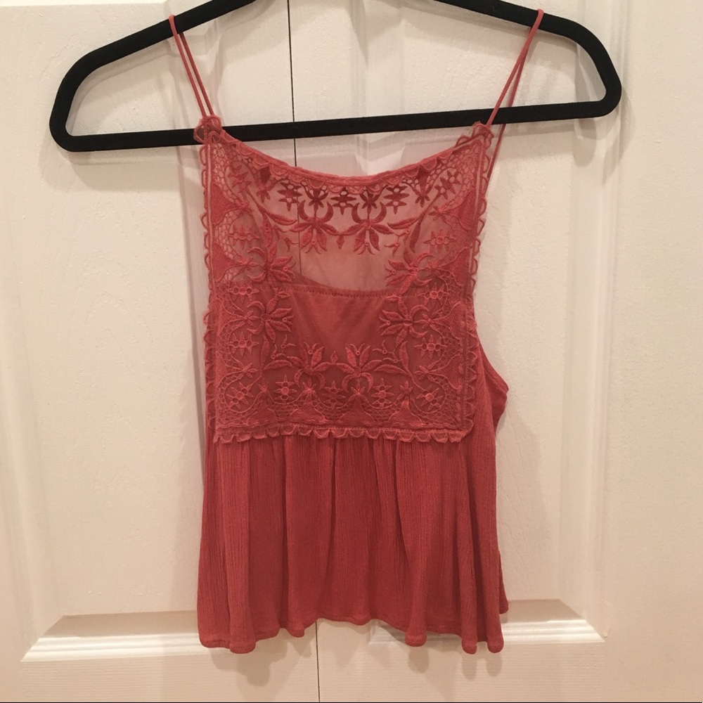 Urban outfitters embroidered tank
